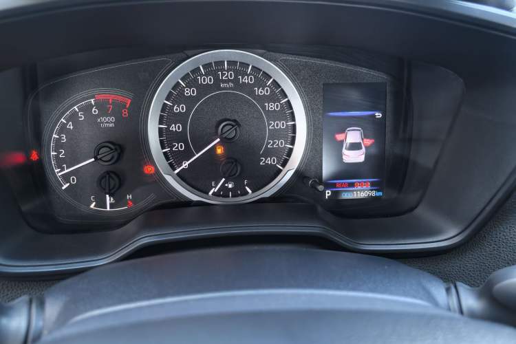 Used Toyota Corolla 2021 1.2T S-CVT Pioneer Edition Odometer Close Up