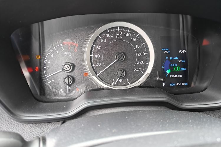 Used Toyota Corolla 2021 1.2T S-CVT Elite Edition Odometer Close Up
