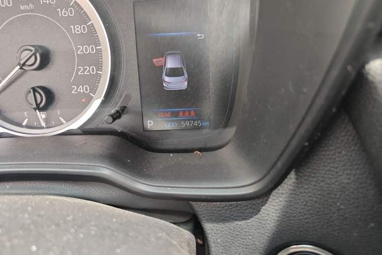 Used Toyota Corolla 2021 TNGA 1.5L CVT Elite Edition Odometer Close Up
