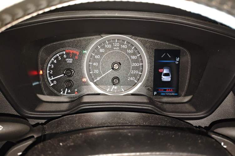 Used Toyota Corolla 2021 1.2T S-CVT Sport Edition Odometer Close Up