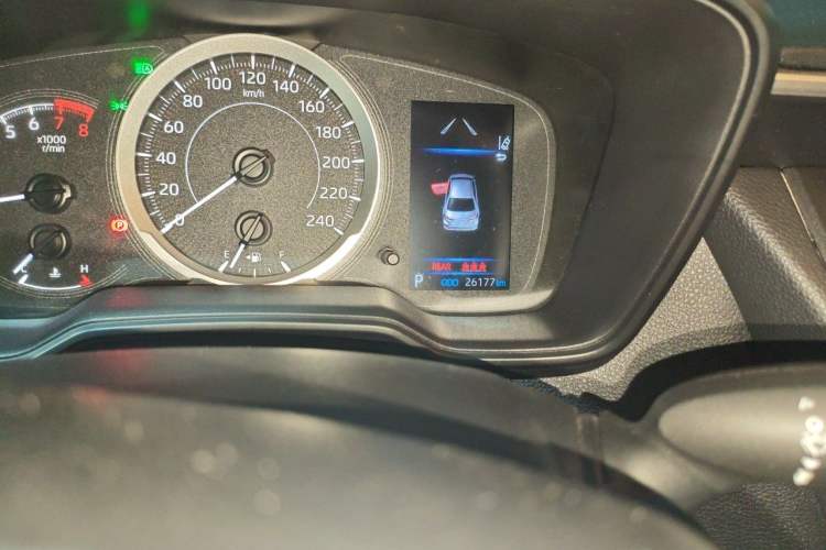 Used Toyota Corolla 2021 TNGA 1.5L CVT Pioneer Edition Odometer Close Up