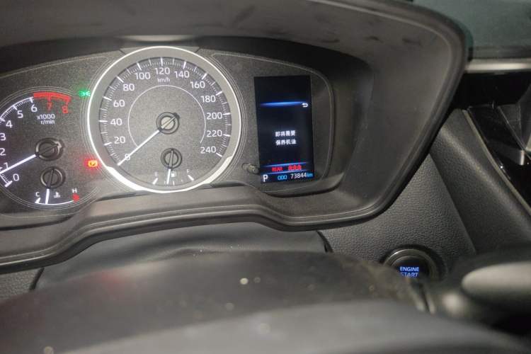 Used Toyota Corolla 2021 1.2T S-CVT Elite PLUS Edition Odometer Close Up