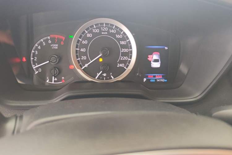 Used Toyota Corolla 2021 1.2T S-CVT Elite PLUS Edition Odometer Close Up