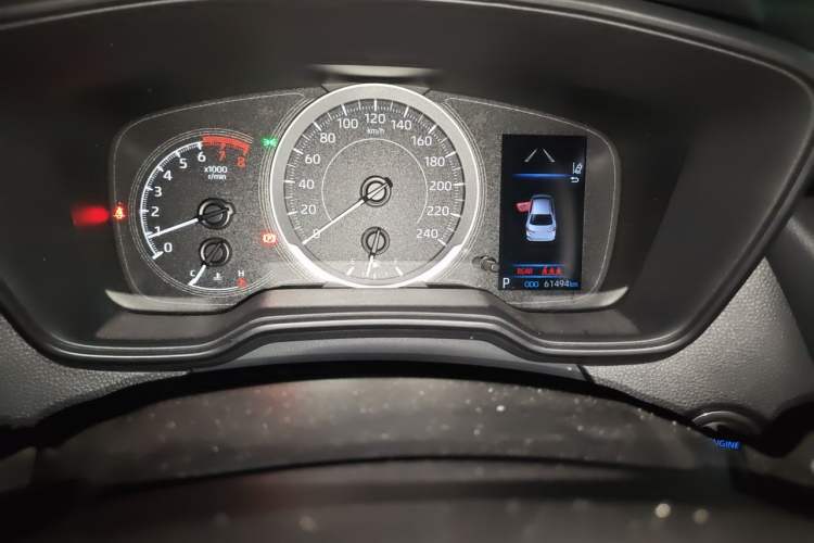 Used Toyota Corolla 2021 1.2T S-CVT Elite Edition Odometer Close Up