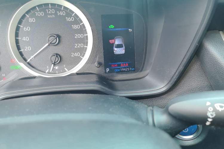 Used Toyota Corolla 2021 Dual-Engine 1.8L E-CVT Pioneer Edition Odometer Close Up