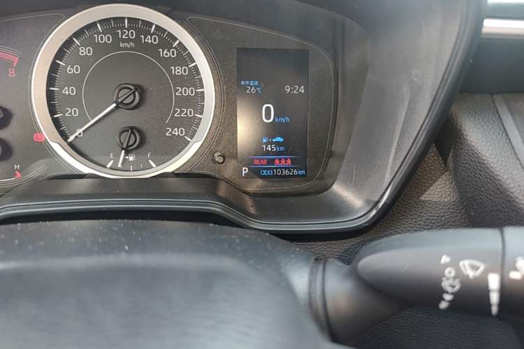 Used Toyota Corolla 2021 TNGA 1.5L CVT Pioneer Edition Odometer Close Up