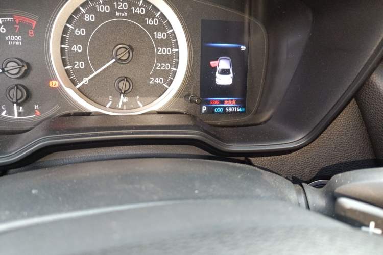Used Toyota Corolla 2021 TNGA 1.5L CVT GR SPORT Sport Edition Odometer Close Up