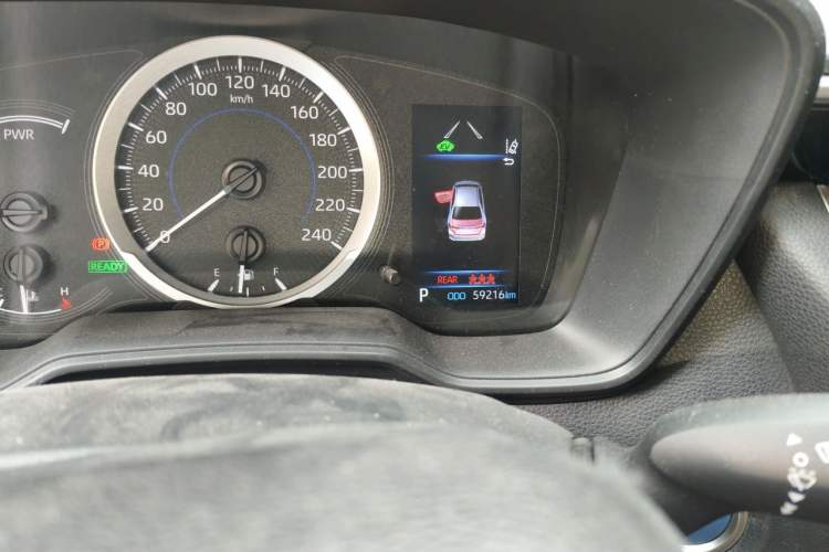 Used Toyota Corolla 2021 Dual-Motor 1.8L E-CVT Elite Edition Odometer Close Up