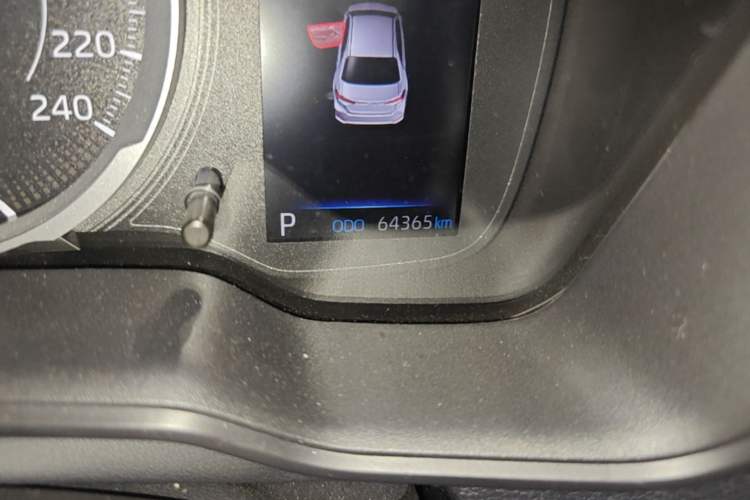 Used Toyota Corolla 2021 1.2T S-CVT Pioneer PLUS Edition Odometer Close Up