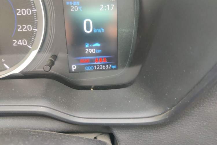 Used Toyota Corolla 2021 Dual-Motor 1.8L E-CVT Elite Edition Odometer Close Up