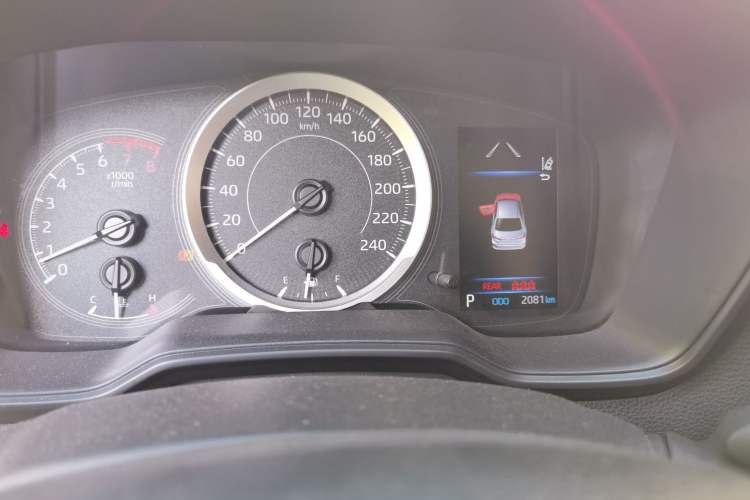 Used Toyota Corolla 2021 1.2T S-CVT Elite PLUS Edition Odometer Close Up