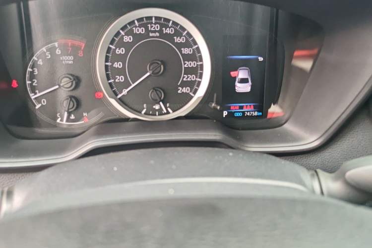 Used Toyota Corolla 2021 1.2T S-CVT Elite PLUS Edition Odometer Close Up