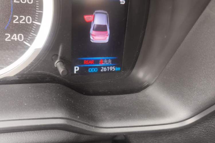 Used Toyota Corolla 2021 Dual-Motor 1.8L E-CVT Elite Edition Odometer Close Up