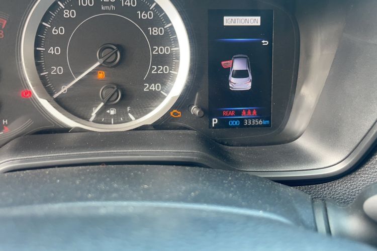 Used Toyota Corolla 2021 1.2T S-CVT Elite PLUS Edition Odometer Close Up