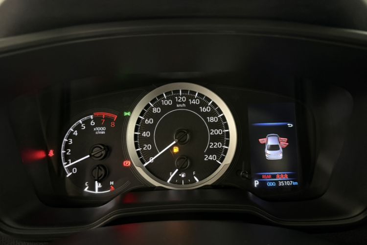 Used Toyota Corolla 2021 1.2T S-CVT Elite PLUS Edition Odometer Close Up