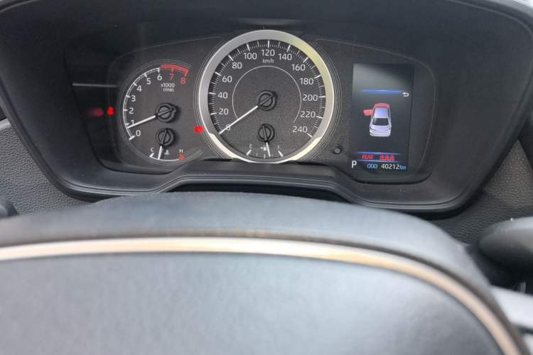 Used Toyota Corolla 2021 1.2T S-CVT Elite Edition Odometer Close Up