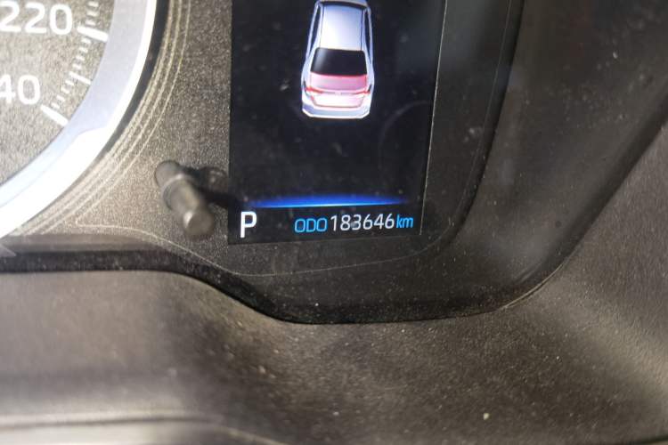 Used Toyota Corolla 2021 TNGA 1.5L CVT Pioneer Edition Odometer Close Up