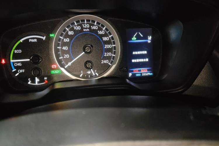 Used Toyota Corolla 2021 Dual-Motor 1.8L E-CVT Elite Edition Odometer Close Up