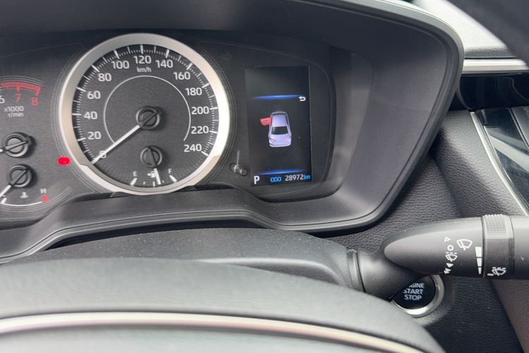 Used Toyota Corolla 2021 1.2T S-CVT Elite PLUS Edition Odometer Close Up