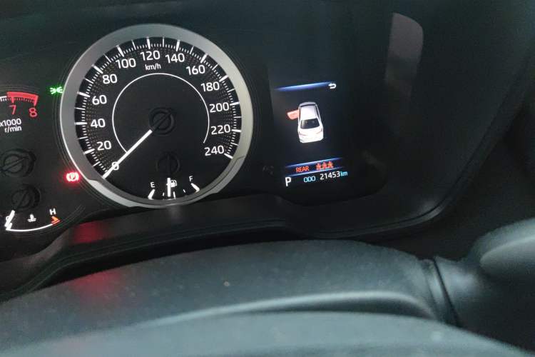 Used Toyota Corolla 2021 TNGA 1.5L CVT Pioneer Edition Odometer Close Up