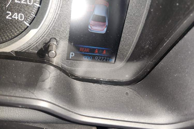 Used Toyota Corolla 2021 1.2T S-CVT Elite Edition Odometer Close Up