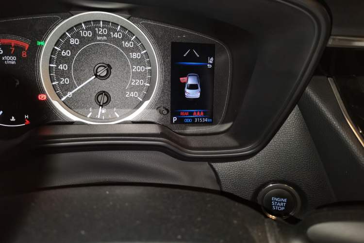 Used Toyota Corolla 2021 1.2T S-CVT Elite Edition Odometer Close Up