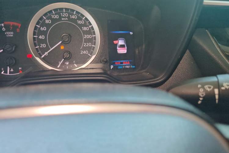 Used Toyota Corolla 2021 1.2T S-CVT Elite PLUS Edition Odometer Close Up