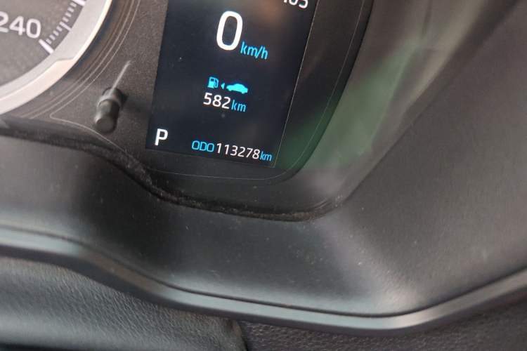 Used Toyota Corolla 2021 Dual-Motor 1.8L E-CVT Elite Edition Odometer Close Up