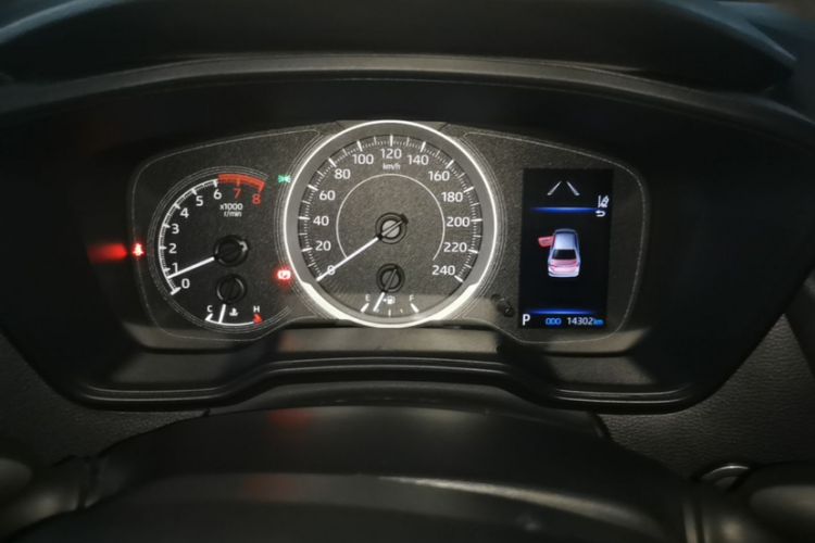 Used Toyota Corolla 2022 1.2T S-CVT Pioneer PLUS Edition Odometer Close Up