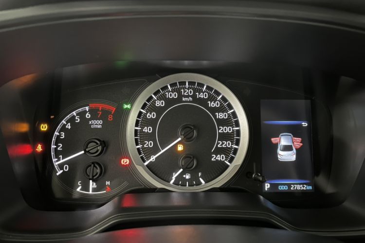 Used Toyota Corolla 2022 1.2T S-CVT Pioneer PLUS Edition Odometer Close Up