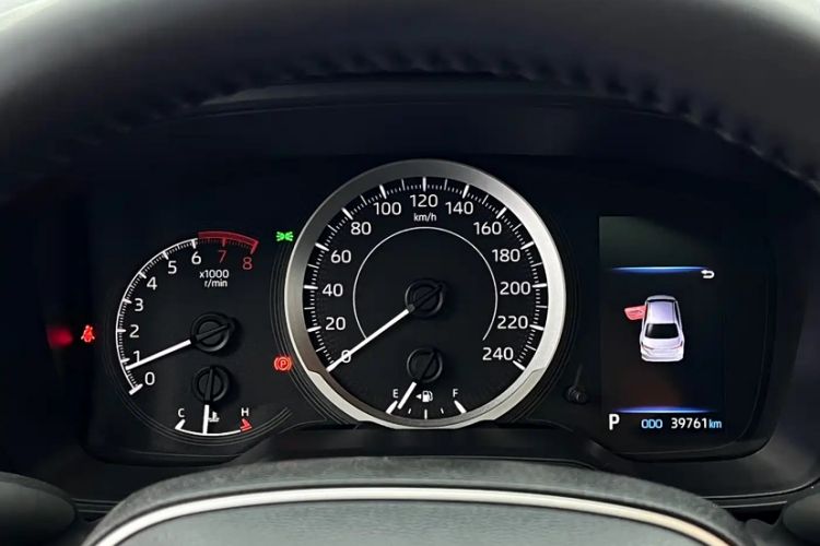 Used Toyota Corolla 2022 1.2T S-CVT Pioneer PLUS Edition Odometer Close Up