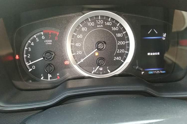 Used Toyota Corolla 2022 1.2T S-CVT Pioneer PLUS Edition Odometer Close Up