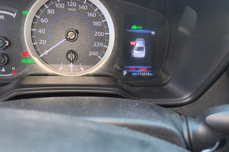 Used Toyota Corolla 2022 Dual-Motor 1.8L E-CVT Pioneer Edition Odometer Close Up