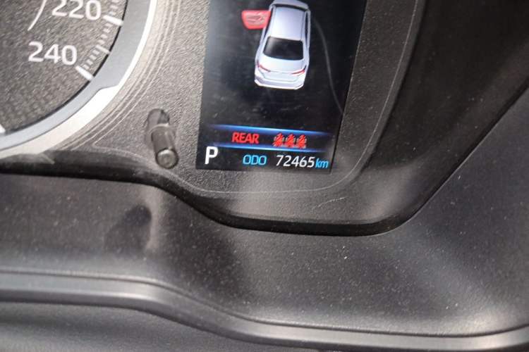Used Toyota Corolla 2022 1.2T S-CVT Pioneer PLUS Edition Odometer Close Up
