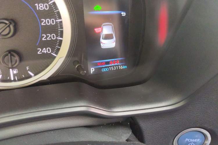 Used Toyota Corolla 2022 Dual-Motor 1.8L E-CVT Pioneer Edition Odometer Close Up