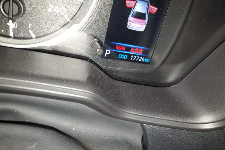 Used Toyota Corolla 2022 1.2T S-CVT Pioneer PLUS Edition Odometer Close Up