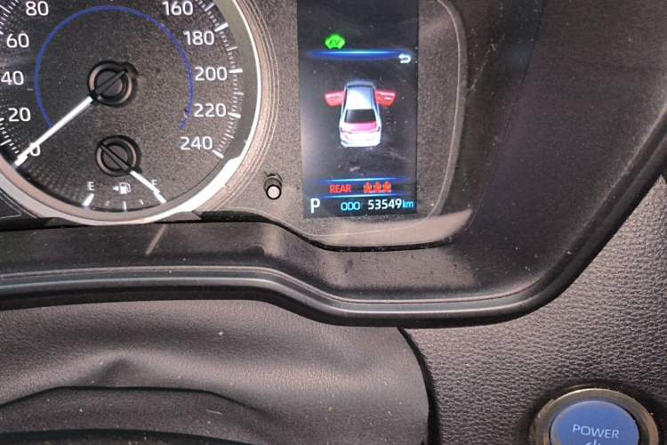 Used Toyota Corolla 2022 Dual-Motor 1.8L E-CVT Pioneer Edition Odometer Close Up