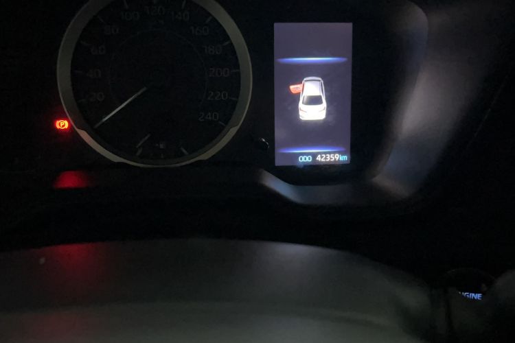 Used Toyota Corolla 2022 1.2T S-CVT Pioneer PLUS Edition Odometer Close Up