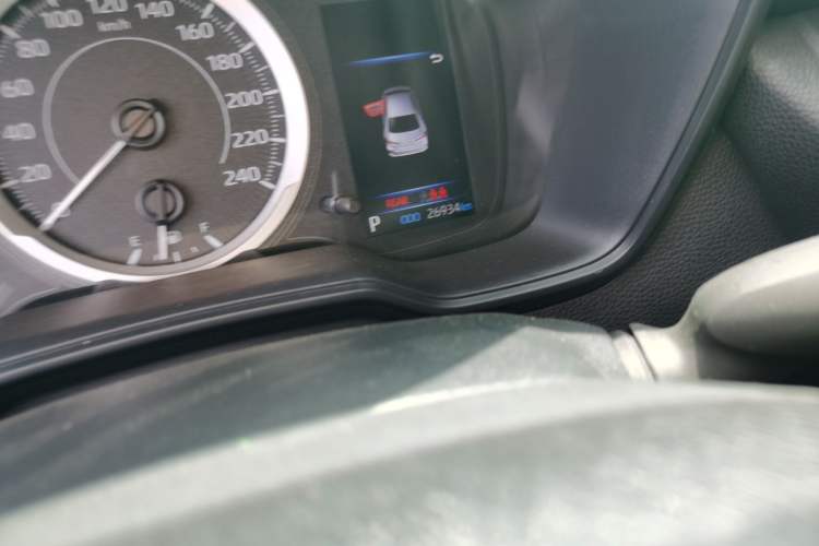 Used Toyota Corolla 2022 1.2T S-CVT Pioneer PLUS Edition Odometer Close Up