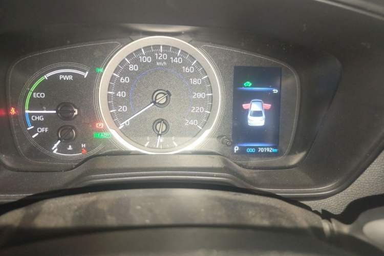 Used Toyota Corolla 2022 Dual-Motor 1.8L E-CVT Pioneer Edition Odometer Close Up