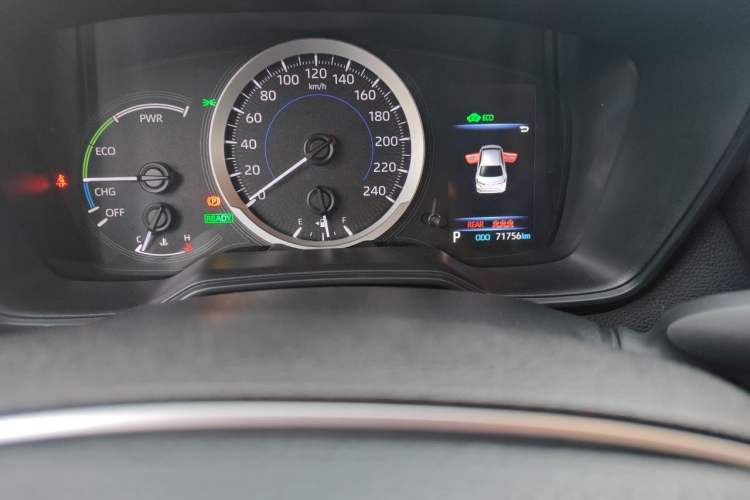 Used Toyota Corolla 2022 Dual-Motor 1.8L E-CVT Pioneer Edition Odometer Close Up