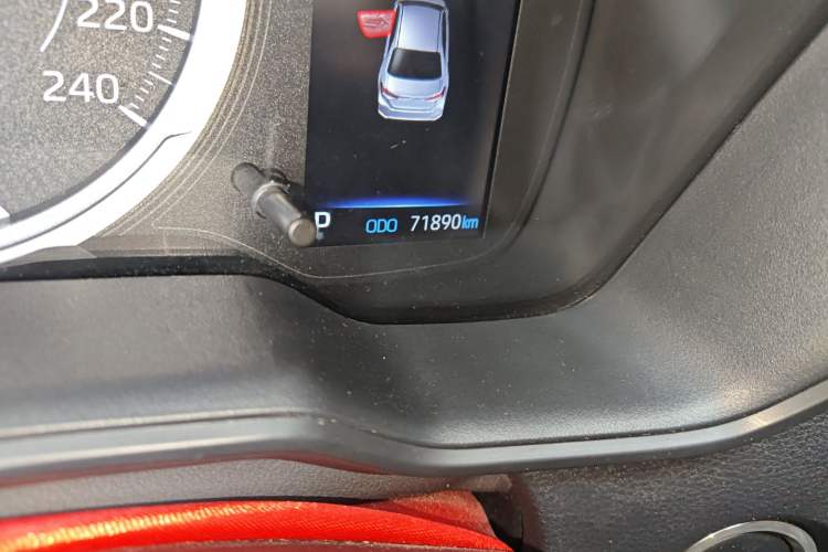 Used Toyota Corolla 2022 1.2T S-CVT Pioneer PLUS Edition Odometer Close Up