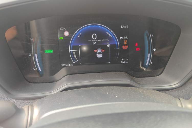 Used Toyota Corolla 2023 1.8L Smart Electric Hybrid Dual-Motor Pioneer Edition Odometer Close Up