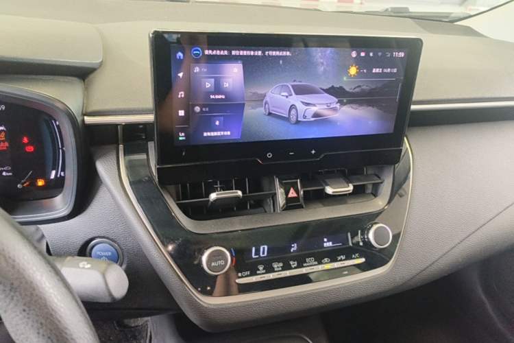 Used Toyota Corolla 2023 1.8L Smart Electric Hybrid Dual-Motor Elite Edition Audio And AC Panel