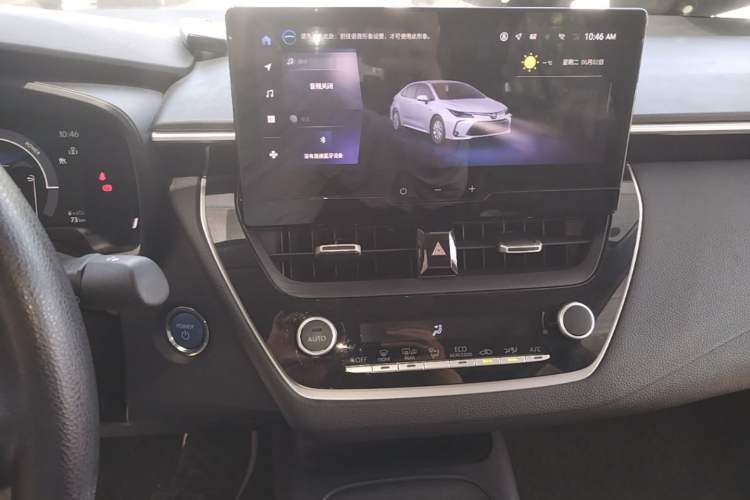 Used Toyota Corolla 2023 1.8L Smart Electric Hybrid Dual-Motor Elite Edition Audio And AC Panel