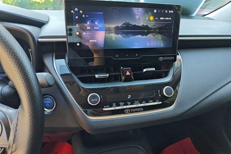 Used Toyota Corolla 2023 1.8L Smart Electric Hybrid Dual-Motor Elite Edition Audio And AC Panel