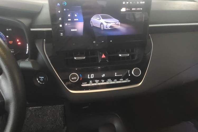Used Toyota Corolla 2023 1.8L Smart Electric Hybrid Dual-Motor Elite Edition Audio And AC Panel