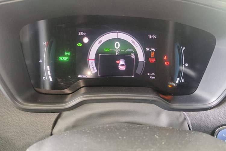 Used Toyota Corolla 2023 1.8L Smart Electric Hybrid Dual-Motor Elite Edition Odometer Close Up