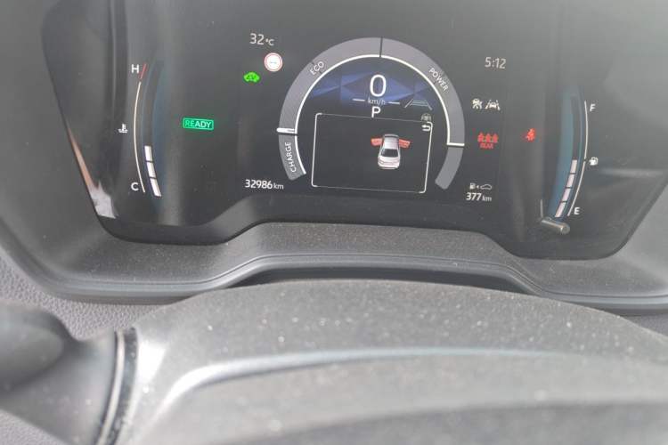 Used Toyota Corolla 2023 1.8L Smart Electric Hybrid Dual-Motor Elite Edition Odometer Close Up
