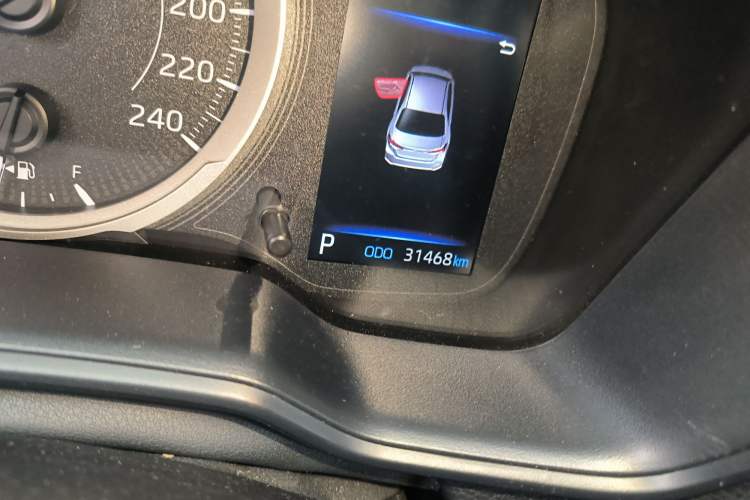 Used Toyota Corolla 2023 1.2T Pioneer Edition Odometer Close Up